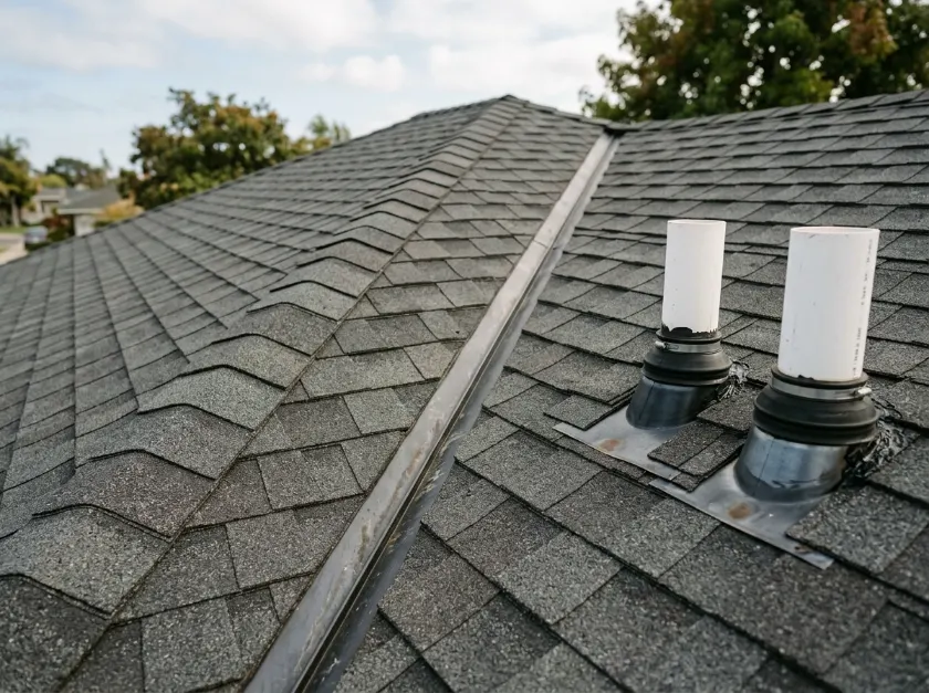 Roof inspection and architectural details in Lakewood Mutual, Lakewood