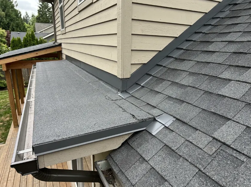 Roof inspection and architectural details in Mayfair, Lakewood