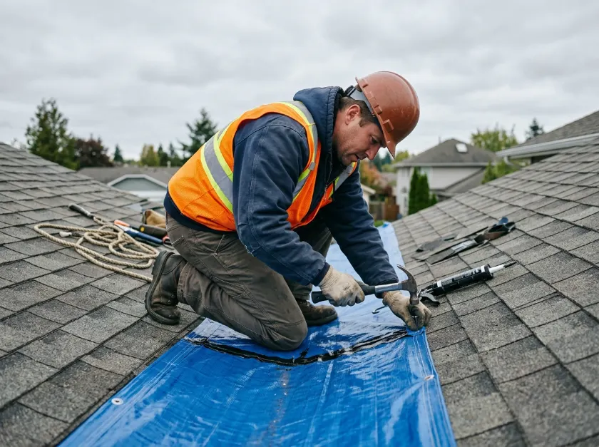 Detailed inspection and Emergency Roof Repair in Lakewood, California