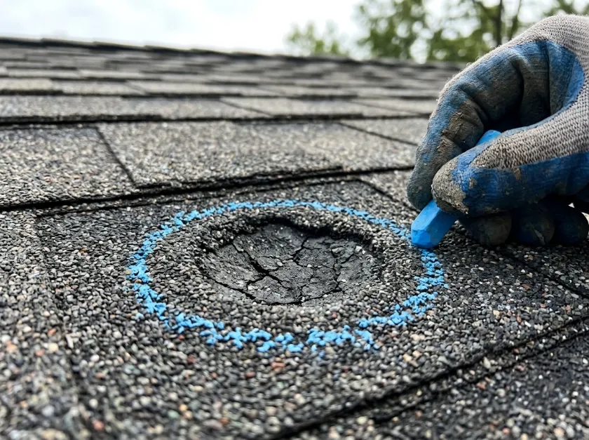 Detailed inspection and Hail Damage Roof Repair in Lakewood, California