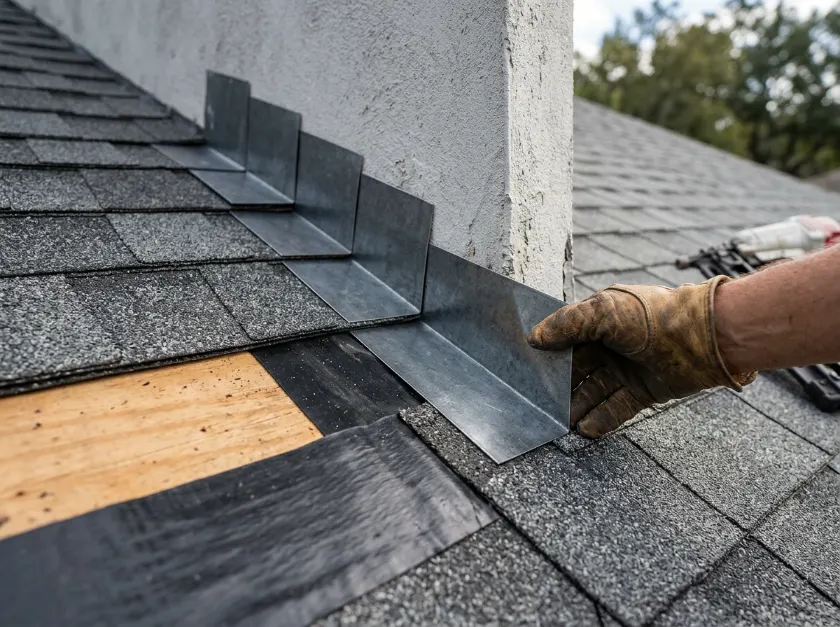 Detailed inspection and Roof Flashing Repair in Lakewood, California
