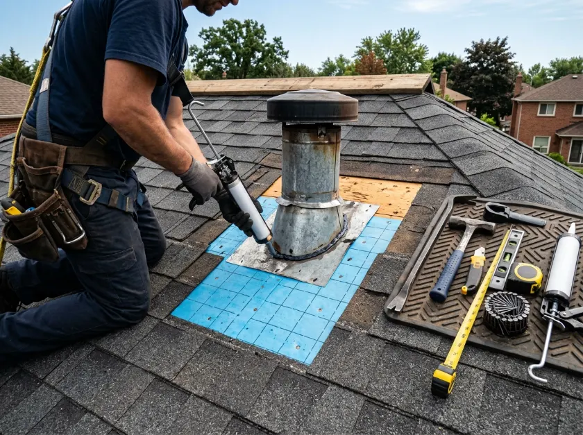Detailed inspection and Roof Leak Repair in Lakewood, California