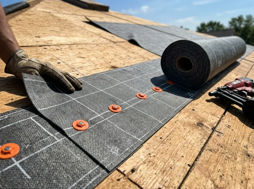 Detailed inspection and Roof Underlayment Repair in Lakewood, California