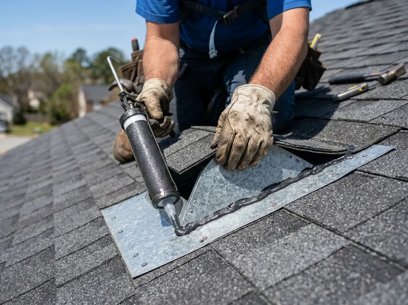 Detailed inspection and Roof Vent Repair in Lakewood, California