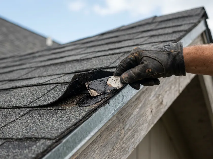 Detailed inspection and Wind Damage Roof Repair in Lakewood, California
